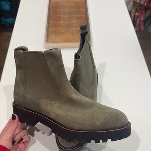 Caslon Olive Ankle Boots